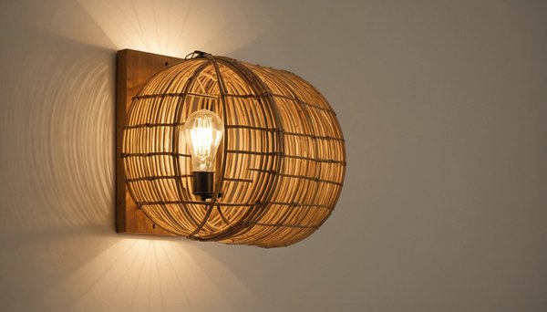 Applique murale rotin, osier et bambou : charme et tendance.